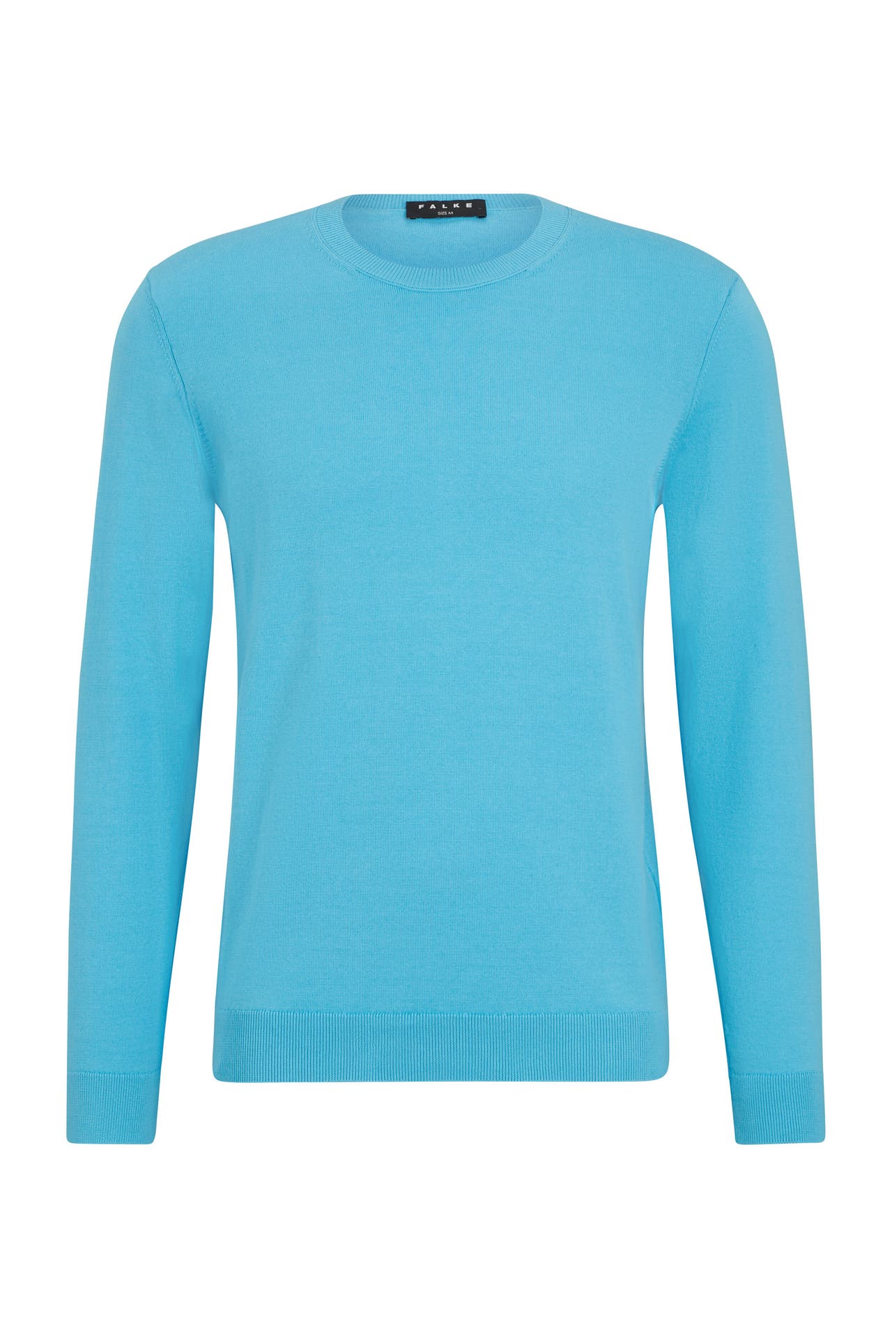 FALKE Pullover Pure Cotton azzurro (6894), Bild 1