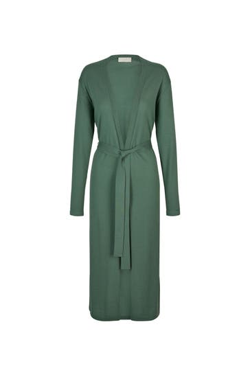 FALKE Strickjacke Pure Merino Wool sea breeze (7496)