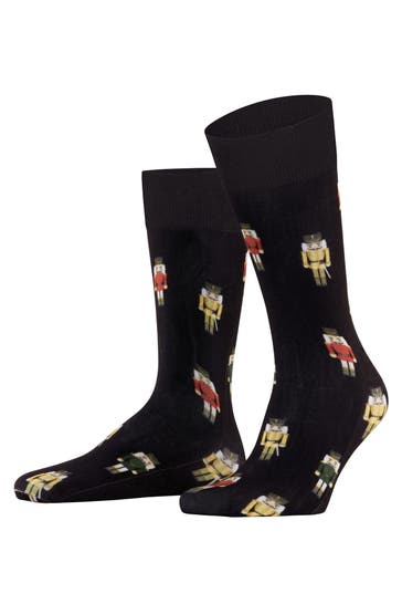 BURLINGTON Socken December Days black (3000)