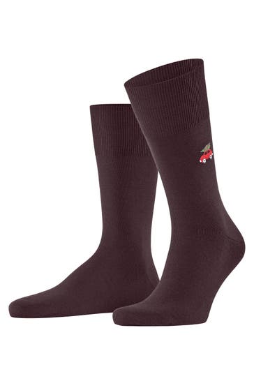 FALKE Socken Airport X-Mas Car barolo (8596)