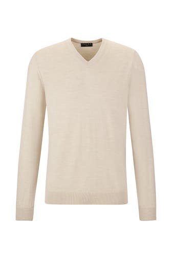 FALKE Pullover Pure Merino Wool beige mel. (4043)