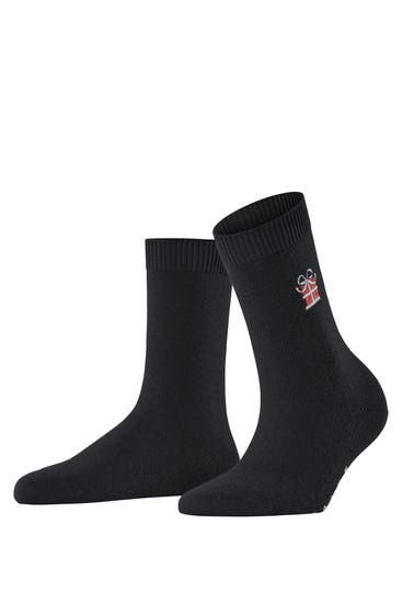 FALKE - Socken Cosy Wool X-Mas Gift black (3000)