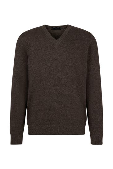 FALKE Pullover Pure Lambswool brown mel. (5106)