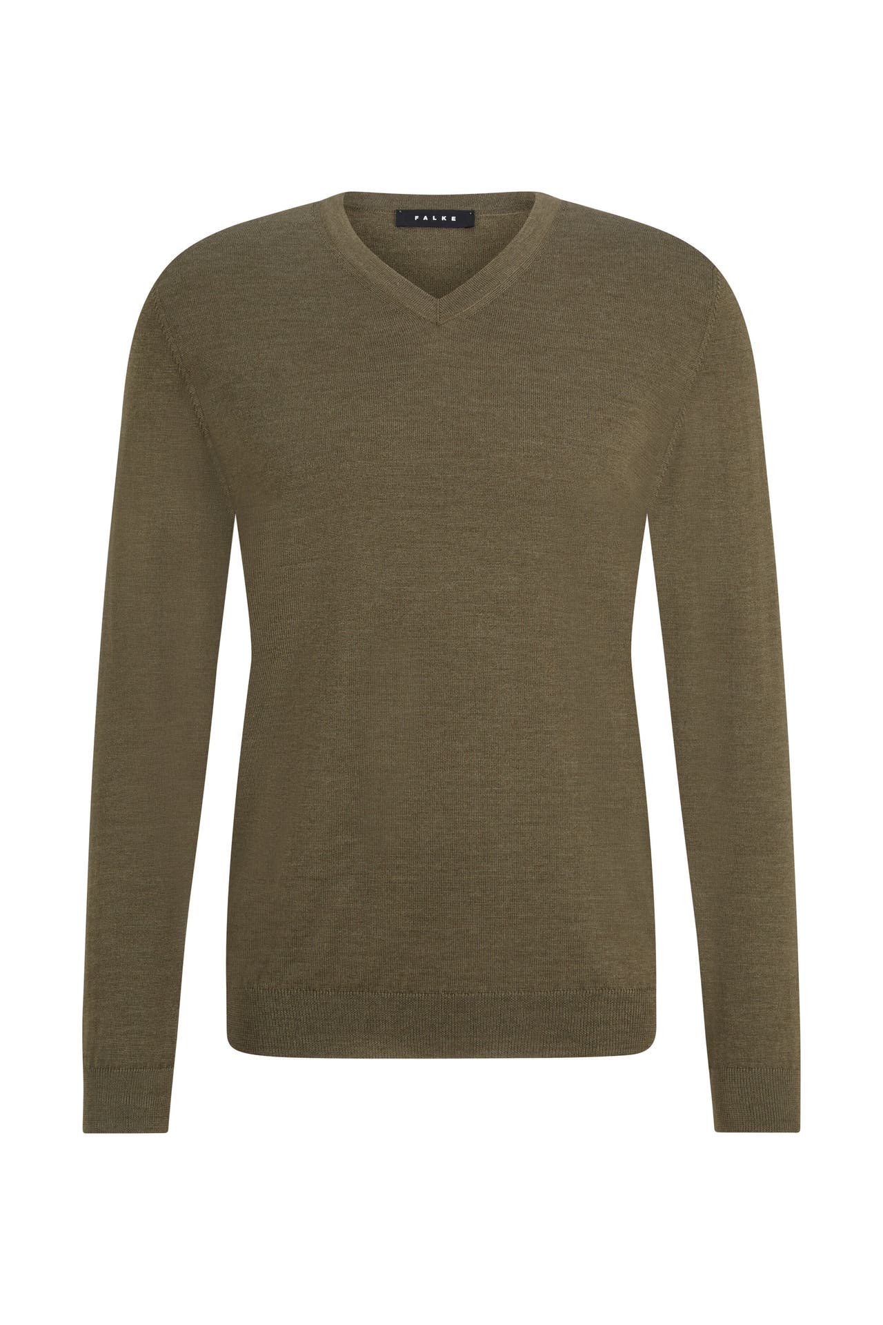 FALKE Pullover Pure Merino Wool wood mel. (7358), Bild 1