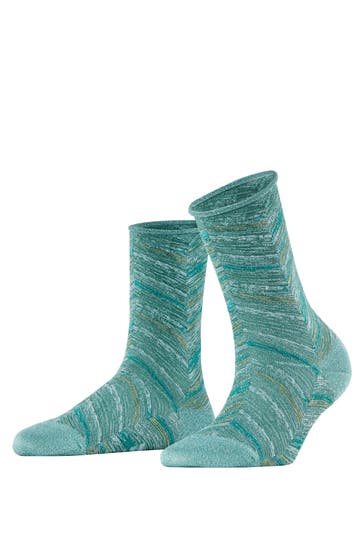 FALKE Socken Shiny Special Edition fjord (7475)