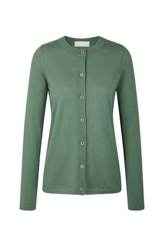 FALKE Strickjacke Pure Merino Wool sea breeze (7496)