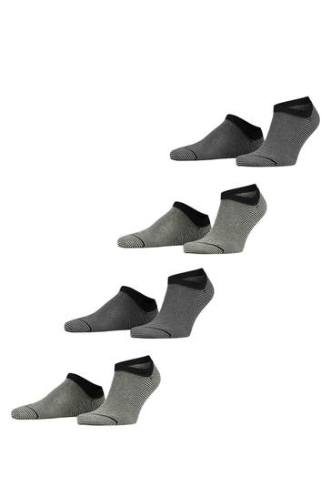 ESPRIT Socken Allover Stripe 4-Pack sortiment (0050)