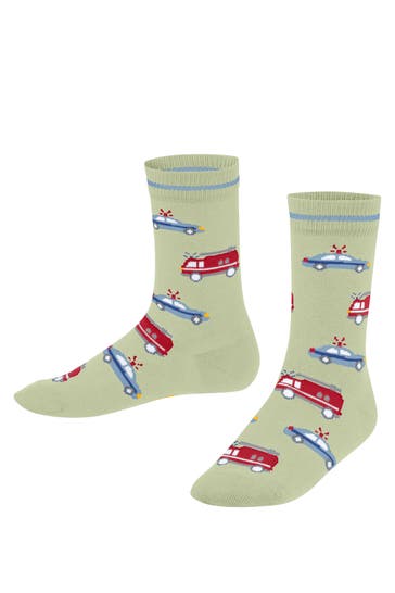 FALKE Socken Police and Fire Cars