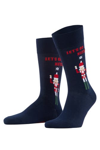 BURLINGTON Socken Nutty Nutracker marine (6120)