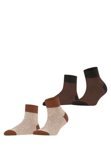 ESPRIT Socken Cable Stitch 2-Pack sortiment (0030)
