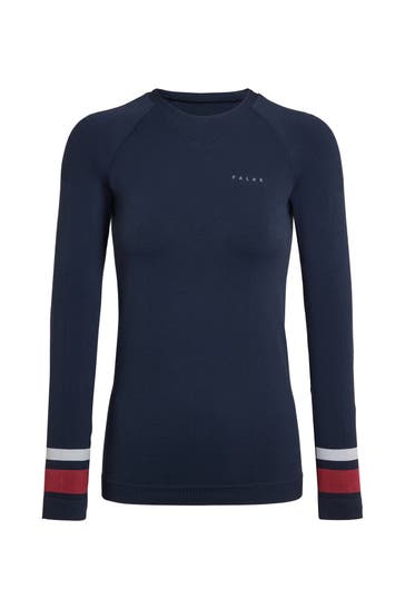 FALKE Langarmshirt space blue (6116)