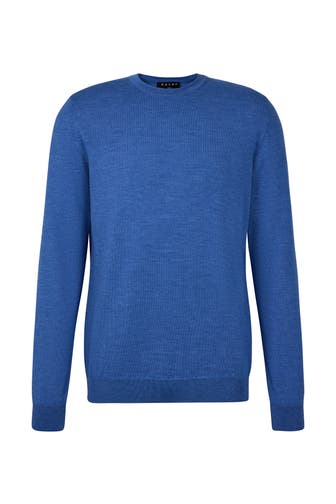 FALKE Pullover Pure Merino Wool nautic mel. (6079)