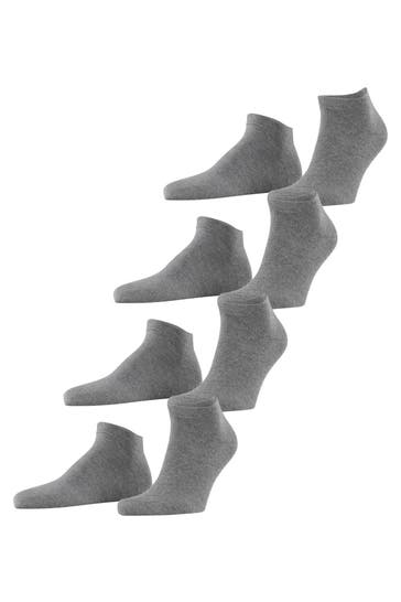 ESPRIT Socken Solid 4-Pack light greymel. (3390)