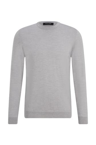 FALKE Pullover Pure Merino Wool light grey (3400)