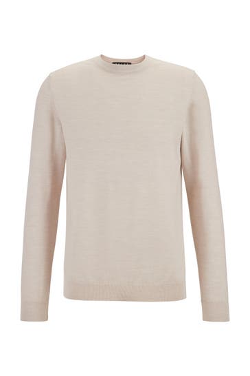 FALKE Pullover Pure Merino Wool beige mel. (4043)