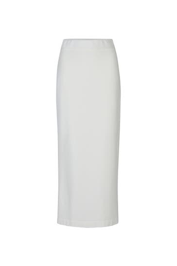 FALKE Minirock Cotton Knit off-white (2040)