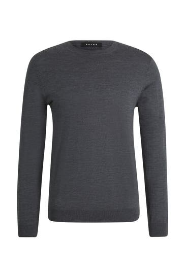 FALKE Pullover Ultrafine Merino Wool dark grey (3970)