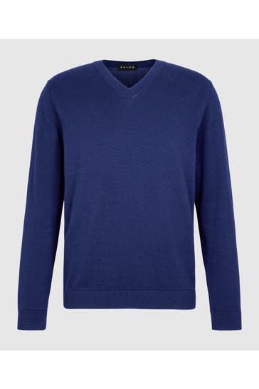 FALKE Pullover Cotton Knit night blue (6578)