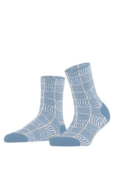 FALKE Socken Coast Tile sky blue (6876)