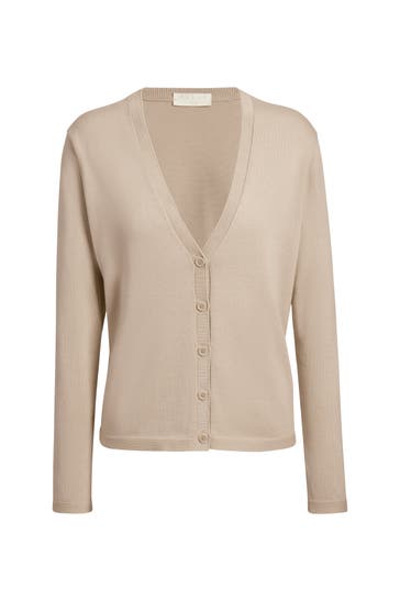 FALKE Strickjacke zement (4077)