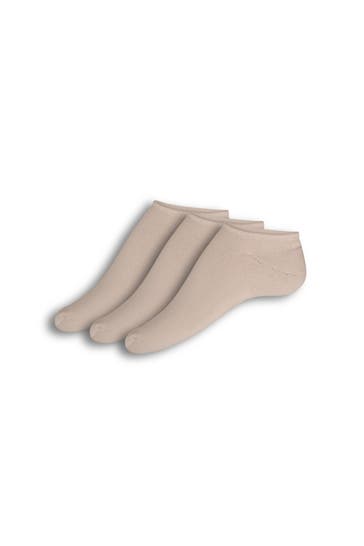 ITEM M6 Socken 3er PACK SNEAKER NO SHOW beige