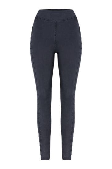 ITEM M6 Stoffhose BIKER washed out black Slim