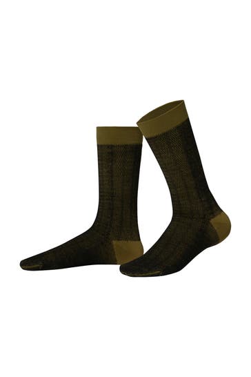 ITEM M6 Socken SNEAKER CASHMERE CONSCIOUS olive black