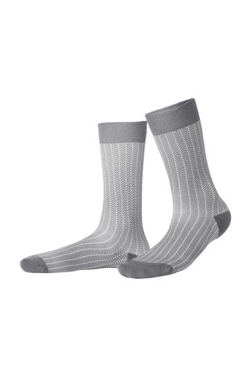 ITEM M6 Socken ALLDAY HERRINGBONE SOFT COMPRESSION light grey