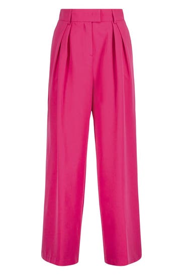 NICOWA Stoffhose RONICA PINK Wide/ Loose Fit