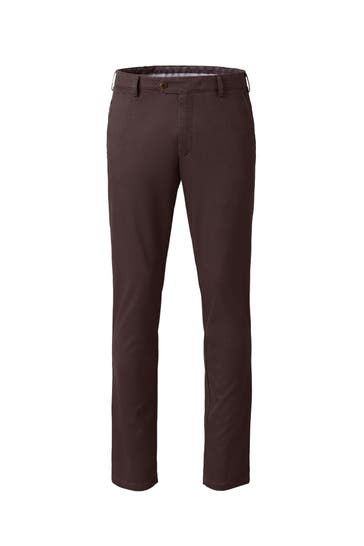 MEYER Chino BONN dunkelrot Straight