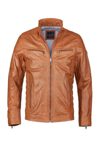 BUGATTI Lederjacke BUFIDELIO Cognac