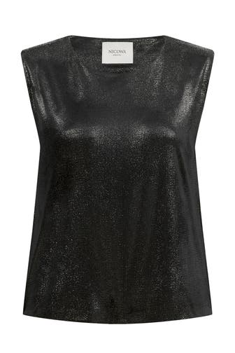 NICOWA Top VELLIO BLACK LAMÉ