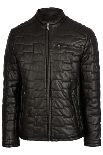BUGATTI Lederjacke BUSAMUELE Schwarz