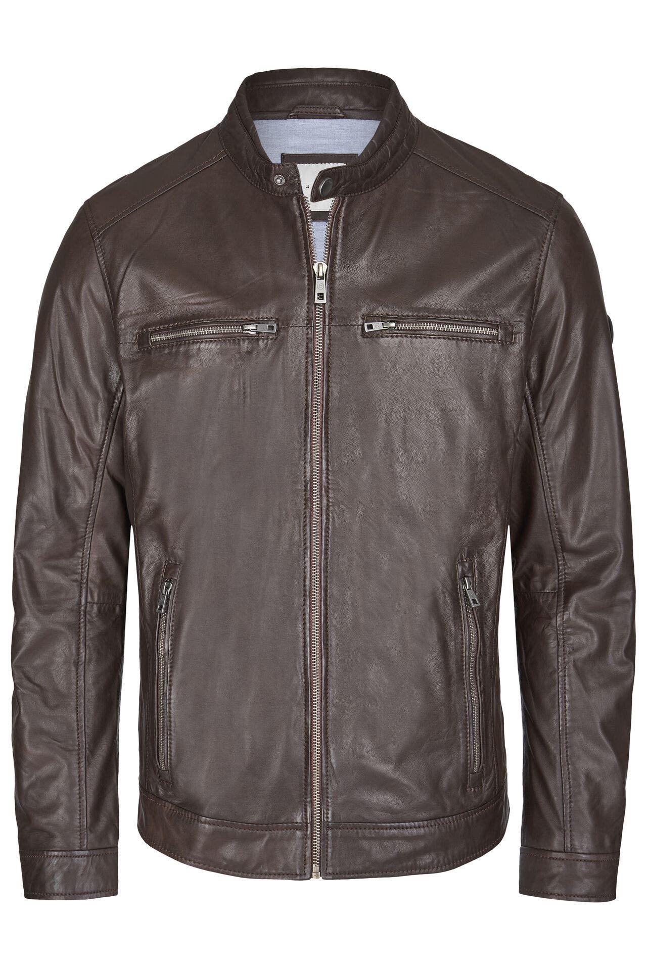 BUGATTI Lederjacke BUDANILO dunkelbraun, Bild 1