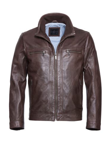 BUGATTI Lederjacke BUMATTI Dunkelbraun