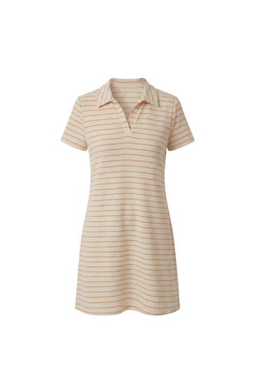 MYJAMA Casual-Kleid Anne Beige/Orange