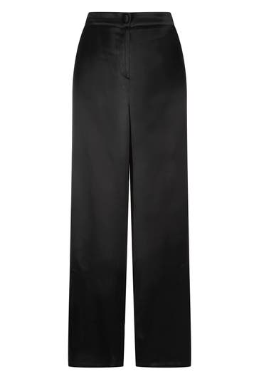 NICOWA Stoffhose SETONO BLACK Loose Fit