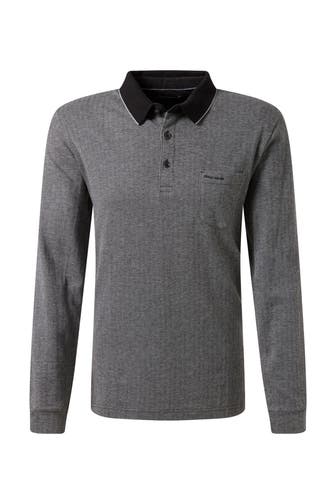 PIERRE CARDIN Polo-Shirt Schwarz