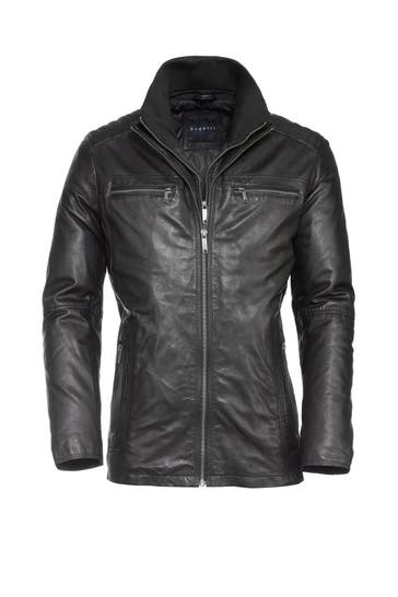 BUGATTI Lederjacke BUTIZIANO Schwarz