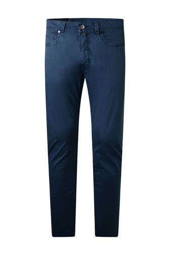 PIERRE CARDIN Chino Lyon Navy Peony Straight