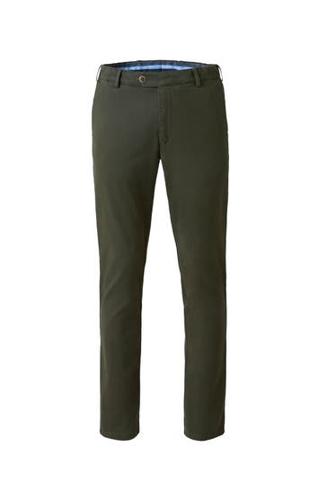 MEYER Chino OSLO grün Straight