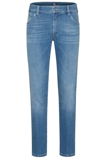 MEYER Jeans M5 Super-Slim blau Slim