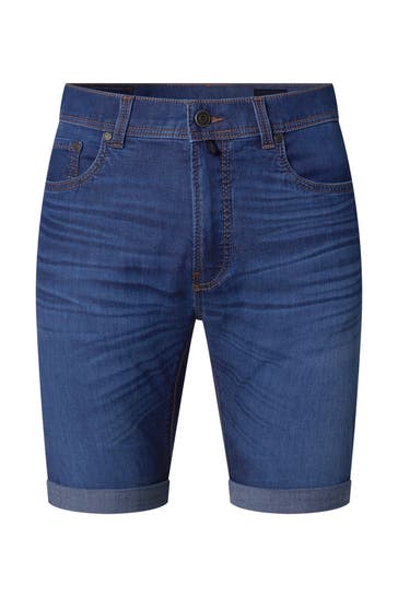 PIERRE CARDIN Jeans Lyon sky blue used buffies Tapered