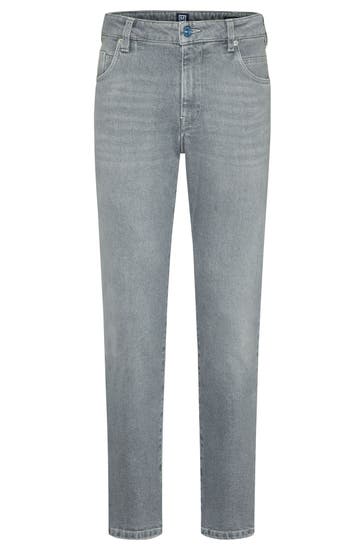 MEYER Jeans M5 Slim light grey stone Slim