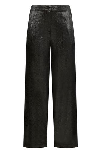 NICOWA Chino RIMBIO BLACK LAMÉ Straight