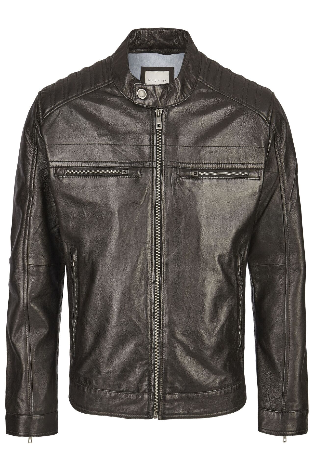 BUGATTI Lederjacke BUAMADEO Schwarz, Bild 1