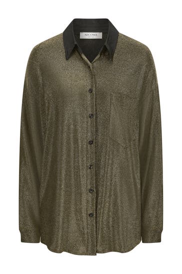 NICOWA Casual-Bluse LOPAWI GOLD