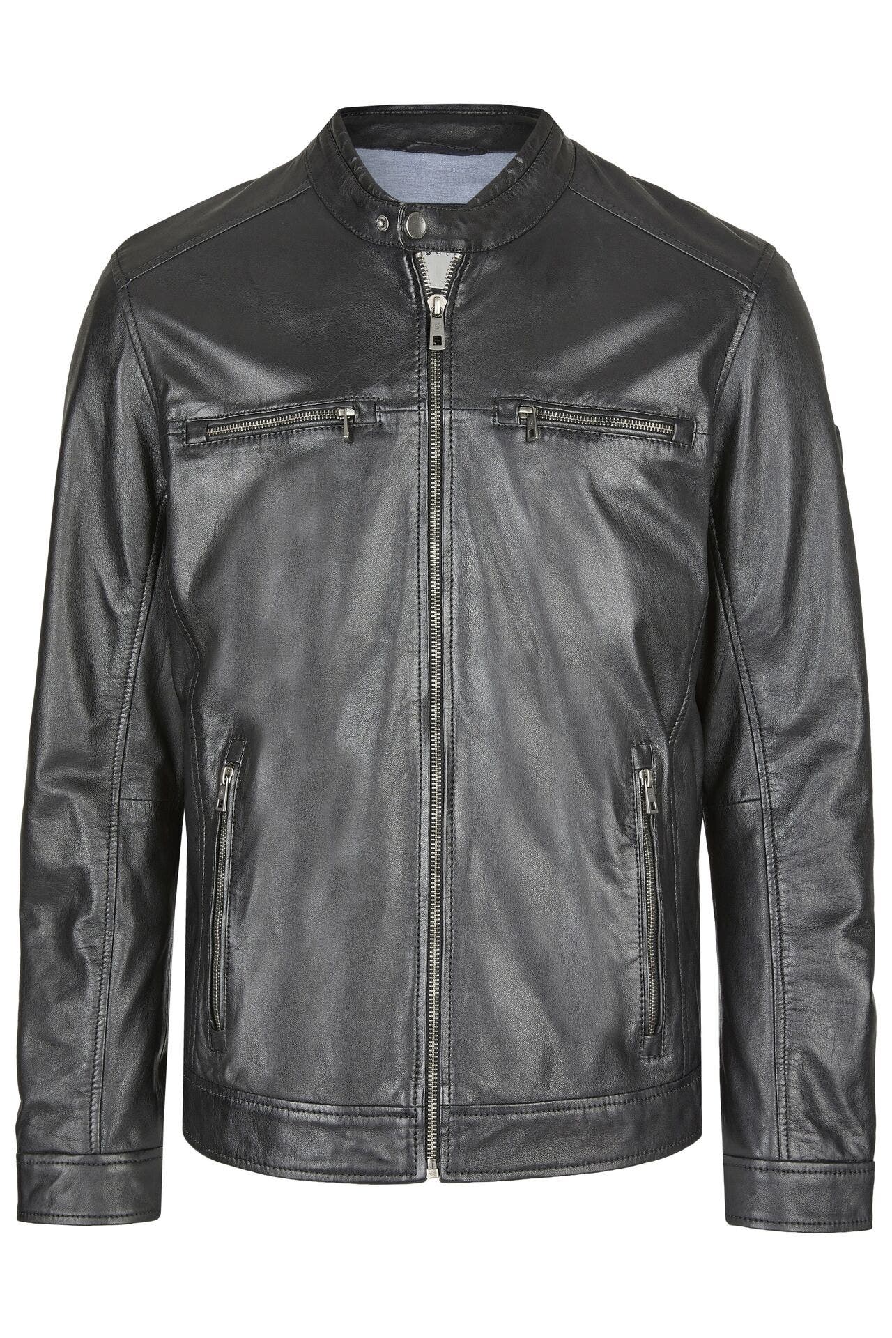 BUGATTI Lederjacke BUDANILO Schwarz, Bild 1