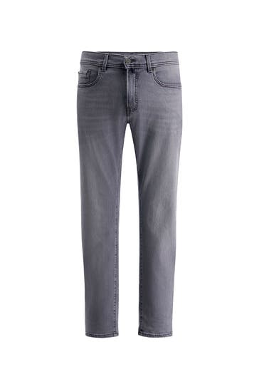 PIERRE CARDIN Jeans PC-Lyon light grey used whisker Tapered