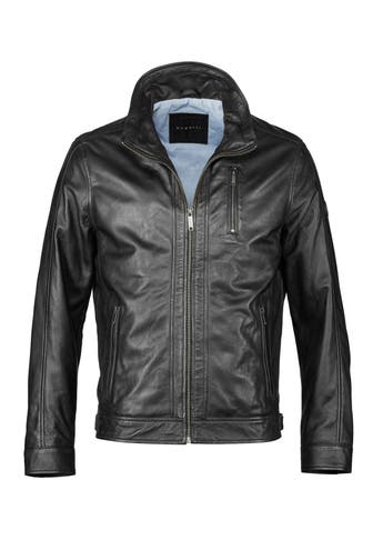 BUGATTI Lederjacke BUALEXIO Schwarz